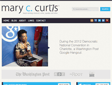 Tablet Screenshot of maryccurtis.com